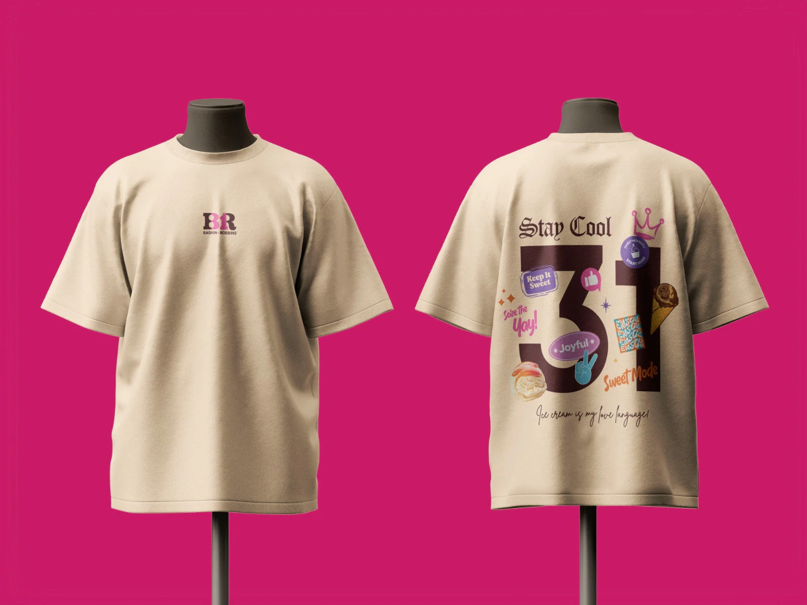 Baskin Robbins — Merchandise T-shirt design, designed by GFX-T